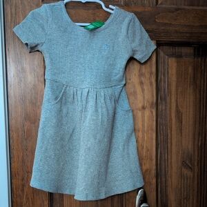 Gap Ribbed cotton dress with pockets